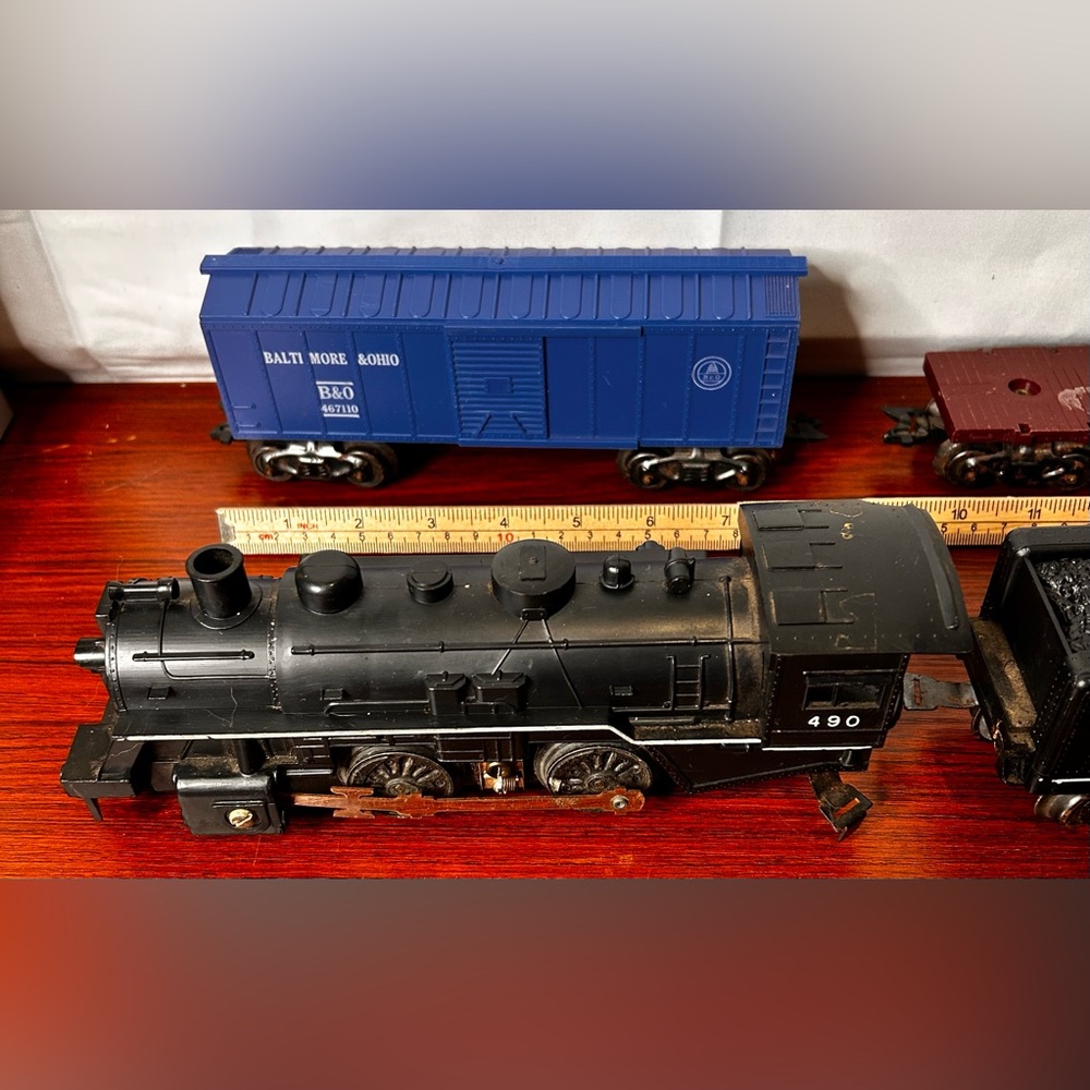 Vintage MARX “O” Scale Train Set 027G NY Central Engine 409 Erie B&O Pacemaker